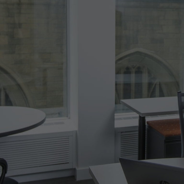 Desk at office day time